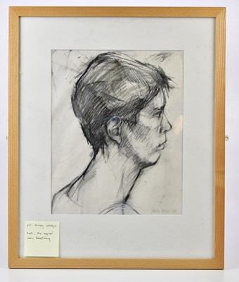 Lot 1492 - AUDREY WALKER (1928-2020); graphite, 'Profile,...
