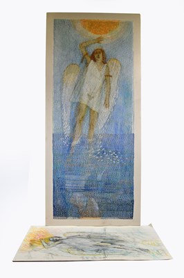 Lot 1539 - AUDREY WALKER (1928-2020); a stitched textile,...