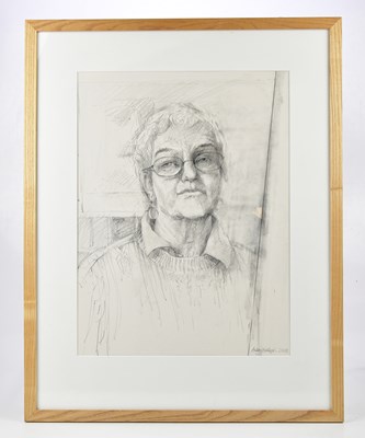 Lot 1494 - AUDREY WALKER (1928-2020); pencil, 'Self...