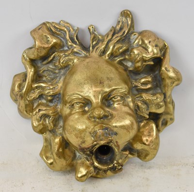 Lot 513 - A 19th century gilt bronze wall mount modelled...