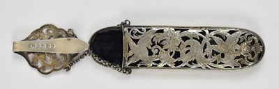 Lot 761 - GEORGE UNITE; a Victorian hallmarked silver...