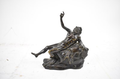 Lot 515 - A 19th century bronze depicting Hercules lying...