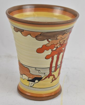 Lot 532 - CLARICE CLIFF; a Bizarre vase decorated with...