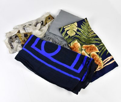 Lot 958 - BOLONGARO TREVOR; a large 100% silk scarf...
