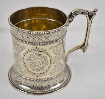 Lot 742 - MARTIN, HALL & CO LTD; a Victorian hallmarked...