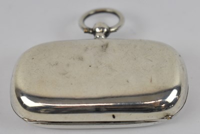 Lot 744 - A George V hallmarked silver sovereign case,...
