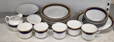 Lot 551 - A Diamond China part tea service, comprising...