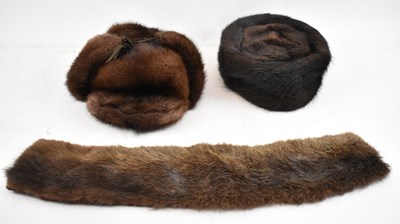 Lot 505 - A Herbert Johnson fur hat, another by Wigéns...