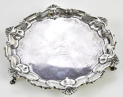 Lot 2417 - ALSTONS & HALLAM; an Edward VII hallmarked...