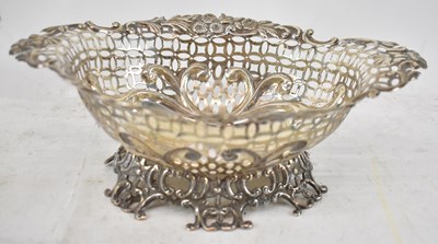 Lot 715 - A late Victorian hallmarked silver pierced...