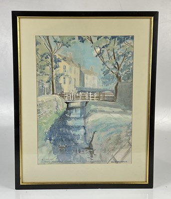 Lot 6226 - JOHN THOMPSON (1924-2011); watercolour, 'Blue...