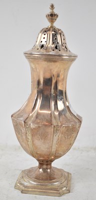Lot 726 - BLACK STARR & FROST; a sterling silver sugar...