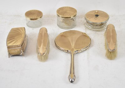 Lot 714 - ALBERT CARTER; a George V Art Deco hallmarked...