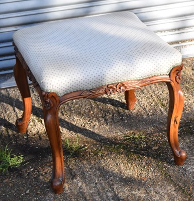 Lot 42 - A reproduction mahogany French style dressing...