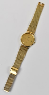 Lot 911 - TISSOT; a 14ct yellow gold gentleman's...