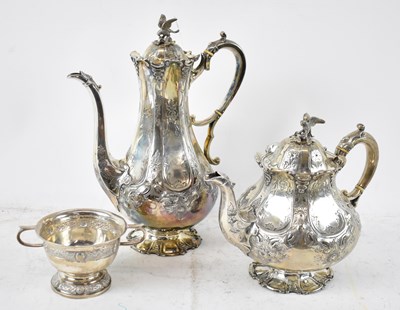 Lot 708 - MARTIN, HALL & CO; a Victorian hallmarked...
