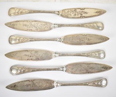 Lot 729 - H J LIAS & SON; a set of six Victorian...