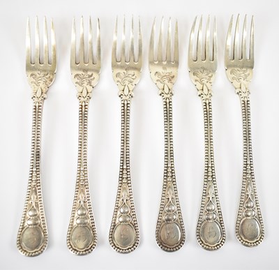 Lot 730 - H J LIAS & SON; a set of six Victorian...