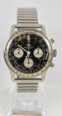 Lot 909 - BREITLING; a 1950s Navitimer stainless steel...