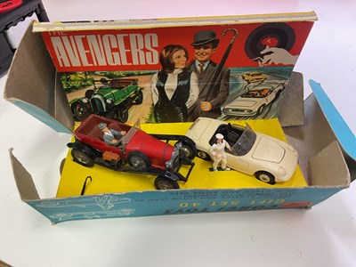 Lot 82 - CORGI; an Avengers gift set in original box,...