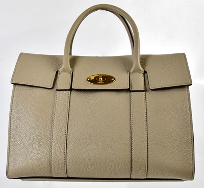 Lot 875 - MULBERRY; a tan grained leather Bayswater...