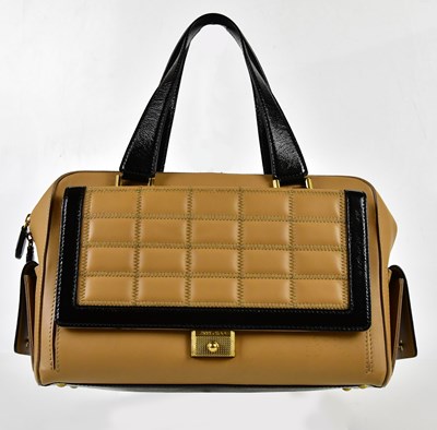 Lot 866 - JIMMY CHOO; a caramel coloured soft leather...