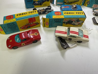 Lot 80 - CORGI; six racing cars, comprising a 325 Ford...
