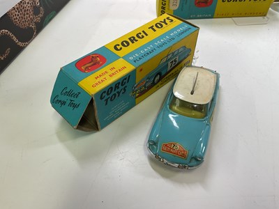 Lot 77 - CORGI; four Montecarlo cars comprising a 328...