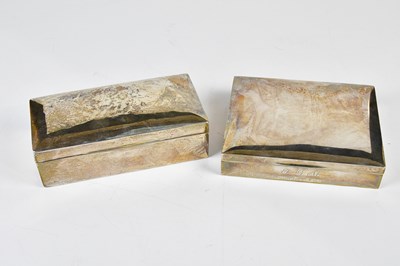 Lot 2223 - WALKER & HALL; a Elizabeth II hallmarked...