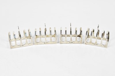 Lot 2364 - VINERS LTD; a set four George V hallmarked...