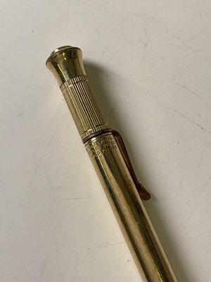 Lot 54 - A silver propelling pencil, vintage pen, two...