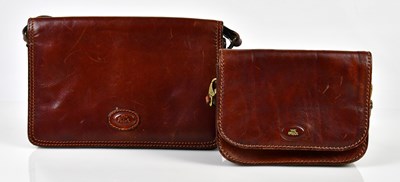 Lot 921 - THE BRIDGE; a conker brown leather shoulder...