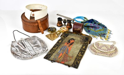 Lot 922 - An early 20th century beaded Egyptian evening...