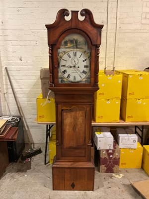 Lot 6453 - NORWOOD, NEWPORT; a 19th century eight day...