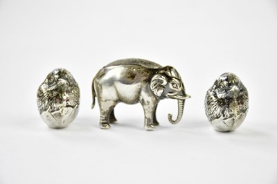 Lot 2329 - An Edwardian hallmarked silver pin cushion...