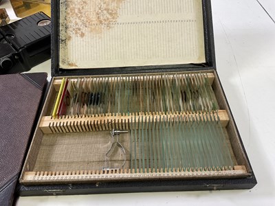 Lot 56 - Collectors' items including a Microscope and...