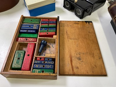 Lot 56 - Collectors' items including a Microscope and...