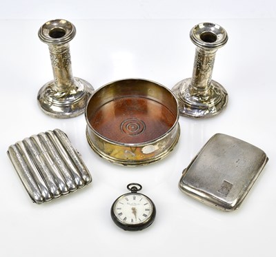 Lot 2220 - A George V hallmarked silver sectional...