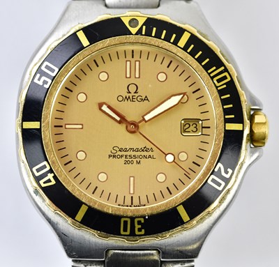 Lot 2868 - OMEGA; a stainless steel gentleman's Seamaster...