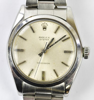 Lot 2851 - ROLEX; a circa 1984 gentleman's Oyster...