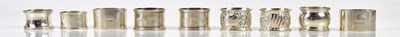 Lot 2316 - Two pairs of Sheffield hallmarked silver...