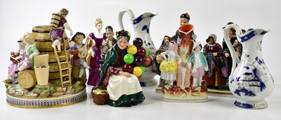 Lot 1276 - A mixed lot of assorted ceramics, including...