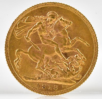 Lot 3096 - A George V full sovereign, 1913.
