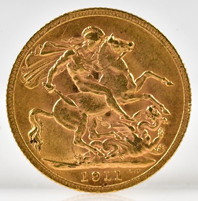 Lot 3098 - A George V full sovereign, 1911.