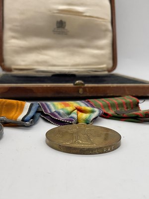 Lot 2 - A trio of WWI medals awarded to Capt. E. D....