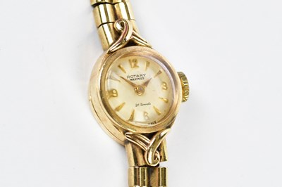 Lot 2907 - ROTARY; a lady's vintage 9ct yellow gold...