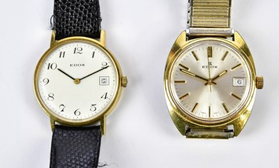 Lot 2966 - EDOX; two circa 1976 gentleman's vintage...