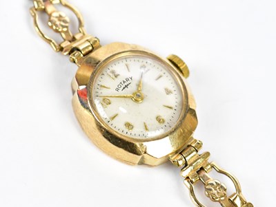 Lot 2926 - ROTARY; a circa 1955 lady's 9ct yellow gold...