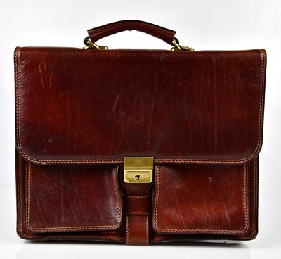 Lot 910 - THE BRIDGE; a brown fine grain cow leather...