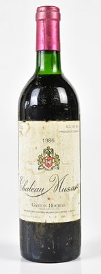 Lot 2848 - RED WINE; a bottle Chateau Musar, 1986, 14%,...